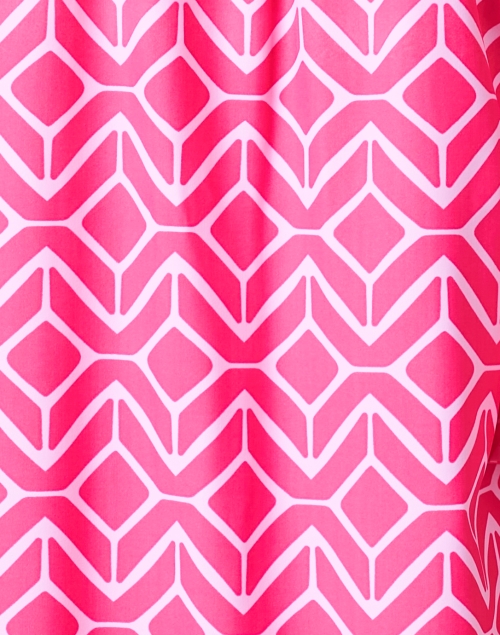 Fabric image - Jude Connally - Kerry Pink Geo Print Dress