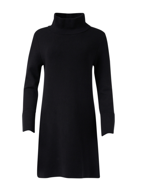 Product image - Burgess - Laura Black Cotton Cashmere Tunic Dress