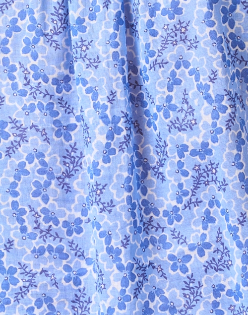 Fabric image - Banjanan - Ebisu Blue Floral Cotton Top