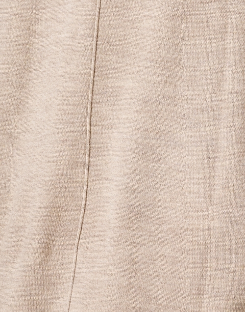 Fabric image - Repeat Cashmere - Beige Merino Wool Dress