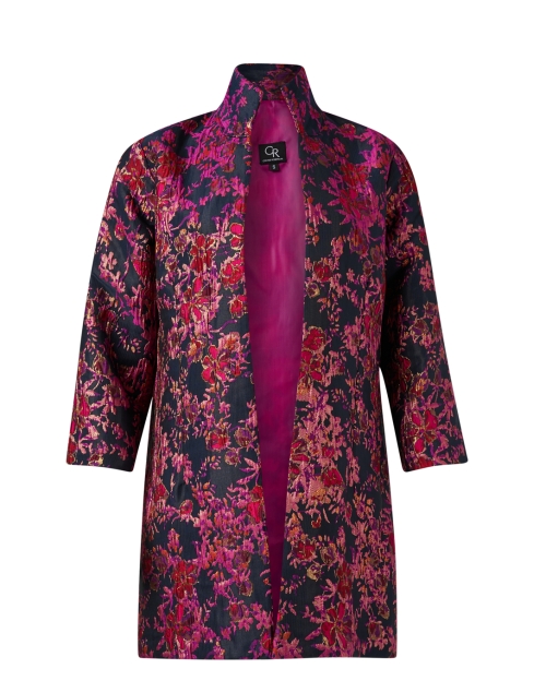 Product image - Connie Roberson - Rita Black and Pink Floral Jacket