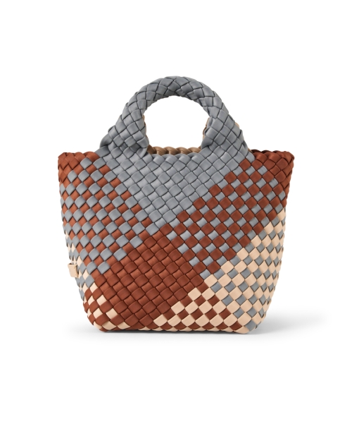 St. Barths Petit Multi Plaid Woven Handbag