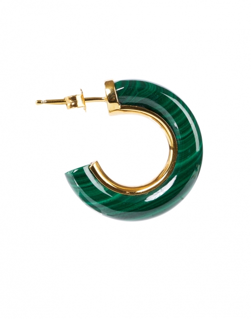 Fabric image - Nest - Malachite Green Small Hoop Earrings