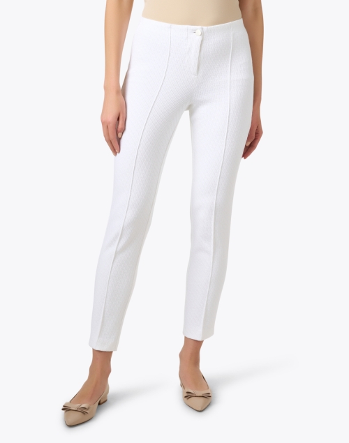 Front image - Cambio - Ros White Techno Stretch Pant