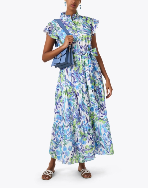 Mirabella Multi Abstract Print Cotton Dress