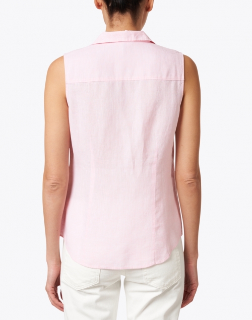 Back image - Hinson Wu - Joselyn Soft Pink Linen Shirt