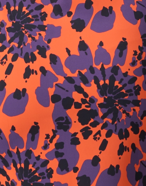 Fabric image - Chiara Boni La Petite Robe - Tuby Orange Multi Print Dress