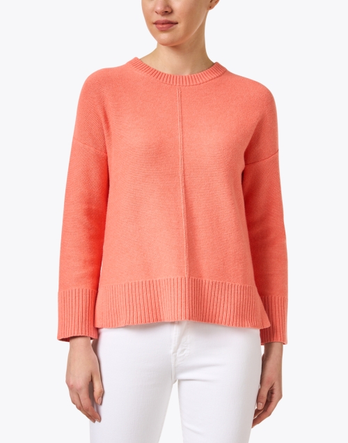 Front image - Kinross - Coral Cotton Sweater