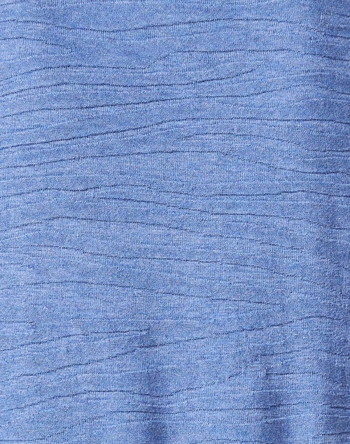 Fabric image - J'Envie - Heather Blue Textured Sweater