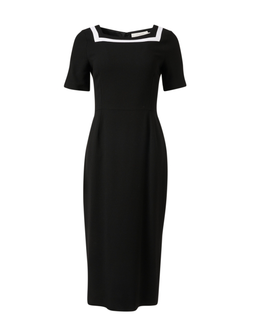 Product image - Jane - Davina Black Wool Crepe Dress