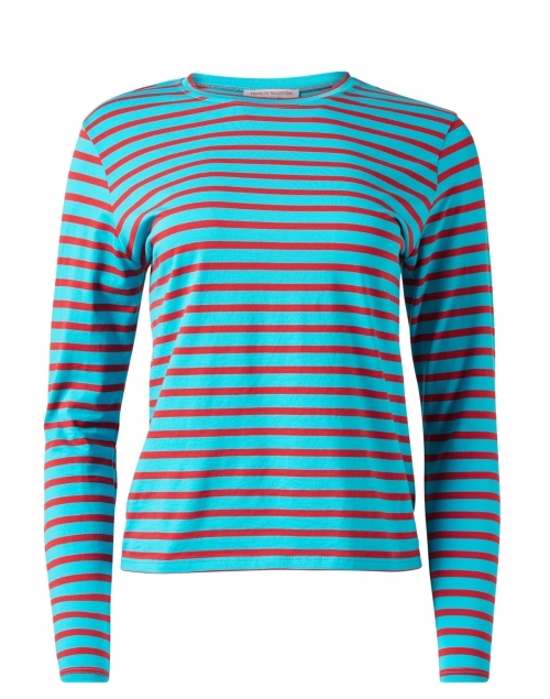 Product image - Frances Valentine - Turquoise and Red Striped Top