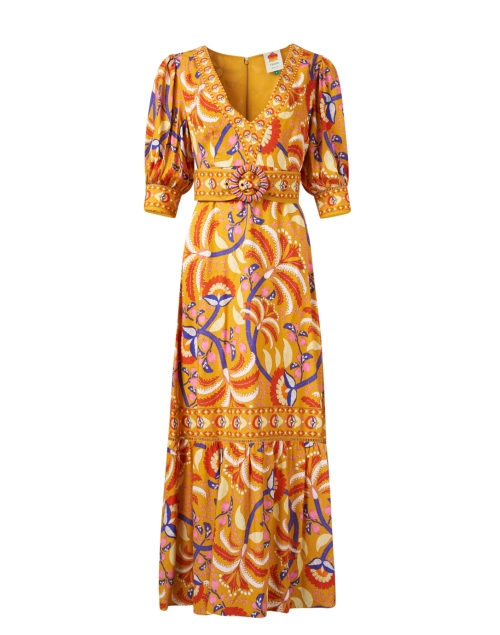 Product image - Farm Rio - Yellow Multi Print Dress