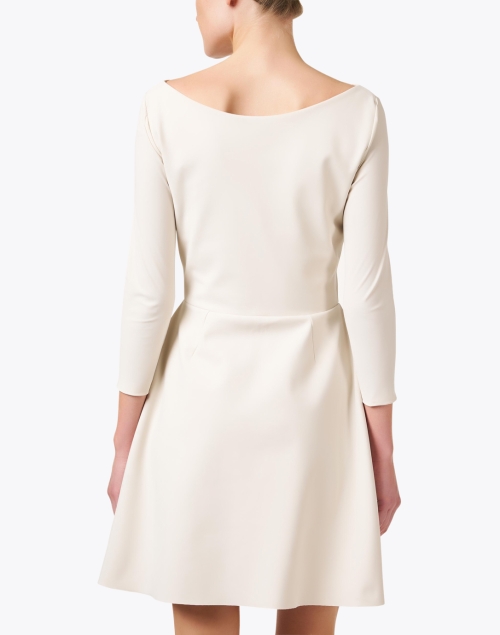 Back image - Chiara Boni La Petite Robe - Aldoio Cream Embellished Dress