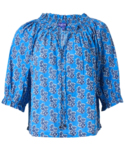 Product image - Ro's Garden - Havana Blue Print Cotton Top