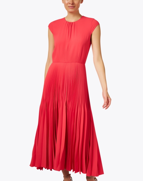 Front image - Jason Wu Collection - Coral Pleated Dress