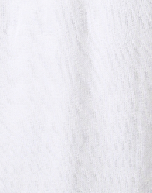 Fabric image - Burgess - White Cotton Silk Travel Coat