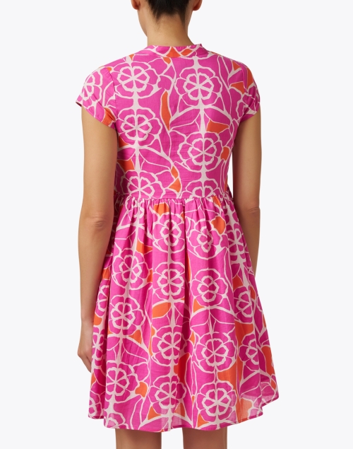 Back image - Ro's Garden - Feloi Pink Print Dress