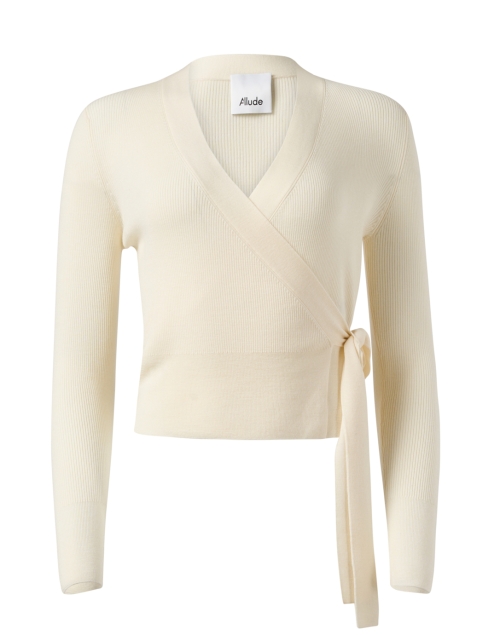 Product image - Allude - Cream Wool Wrap Cardigan