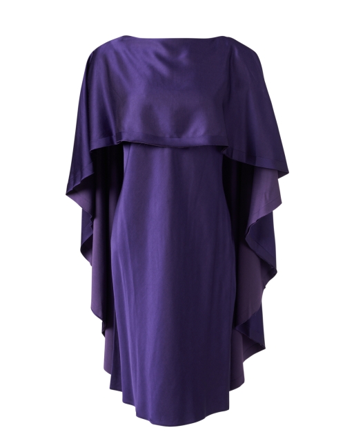 Product image - Jason Wu Collection - Purple Crepe Cape Sheath Dress