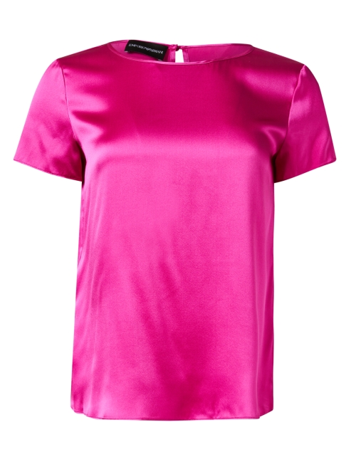 Product image - Emporio Armani - Pink Silk Satin Top