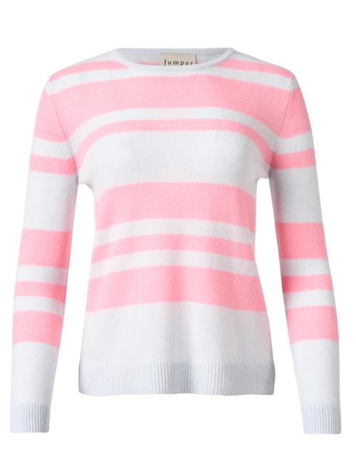 Product image - Jumper 1234 -  Pink and Light Blue Cashmere Sweater