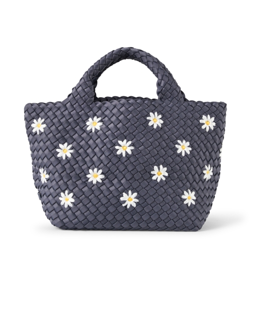 Product image - Naghedi - St. Barths Small Grey Daisy Woven Handbag