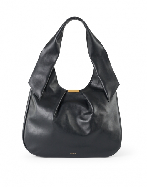 DeMellier - Milan Black Smooth Leather Shoulder Bag 
