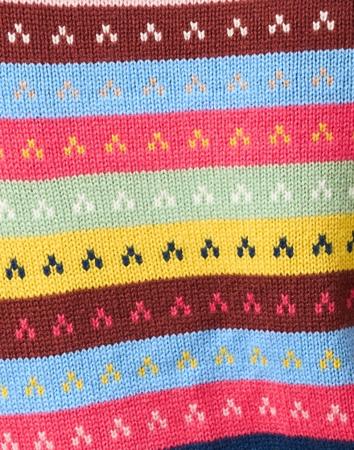Fabric image - Chinti and Parker - Rainbow Striped Wool Sweater