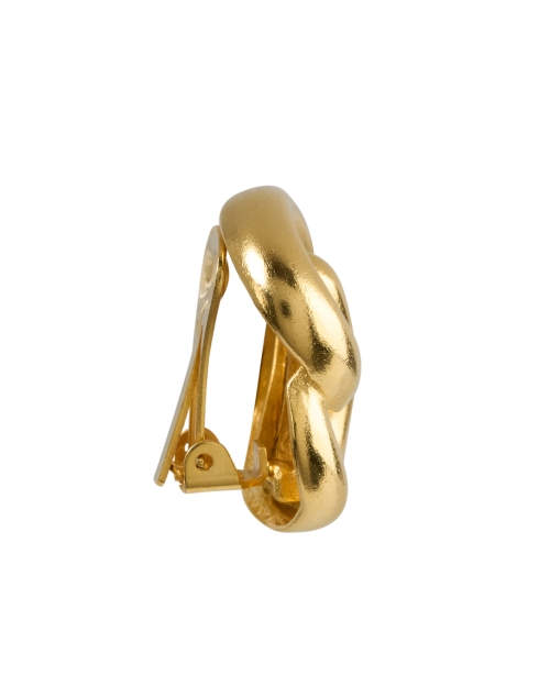 Back image - Ben-Amun - Gold Knot Clip Earrings