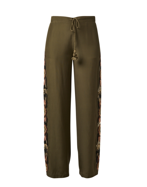 Product image - Figue - Theodora Green Silk Pant