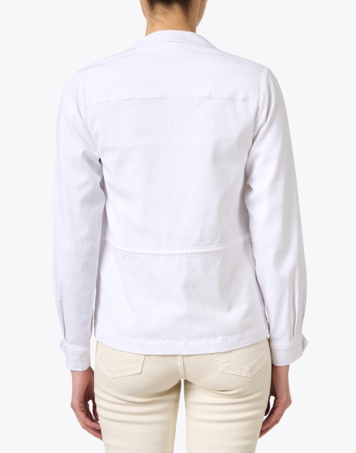 Back image - Ecru - White Montauk Utility Jacket