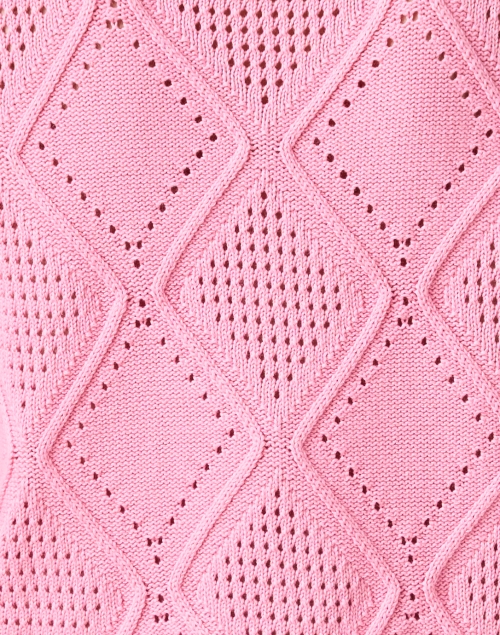 Fabric image - Jumper 1234 - Pink Diamond Knit Sweater