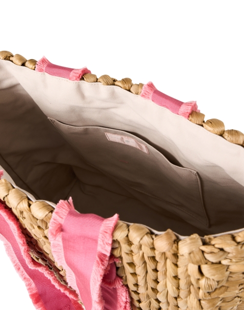 Back image - Pamela Munson - Isla Bahia Pink Woven Tote Bag