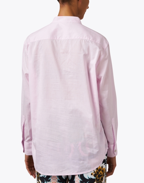Back image - Figue - Nathan Lilac Cotton Shirt