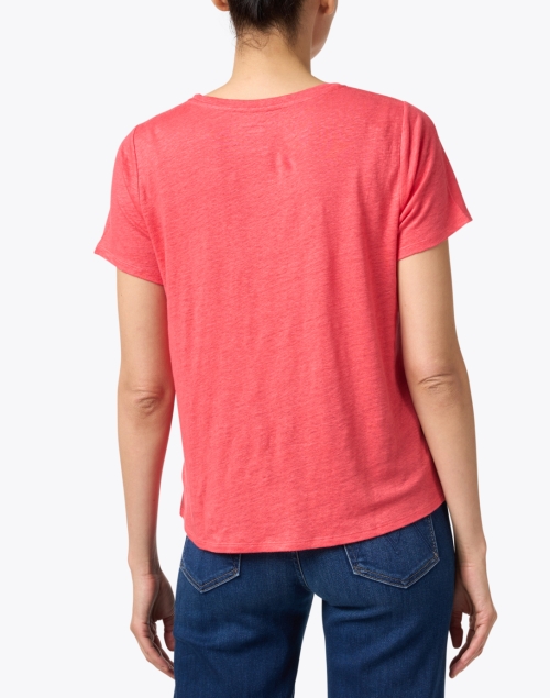 Back image - Eileen Fisher - Pink Jersey Short Sleeve Tee