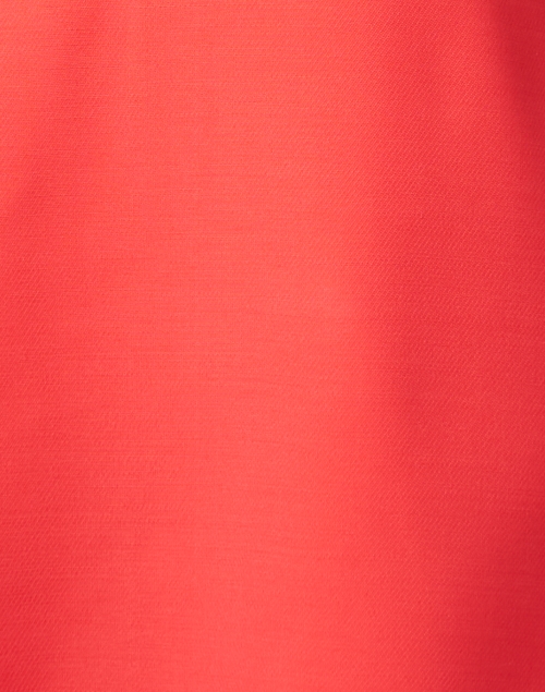 Fabric image - Lafayette 148 New York - Poppy Red Wool Silk Sheath Dress