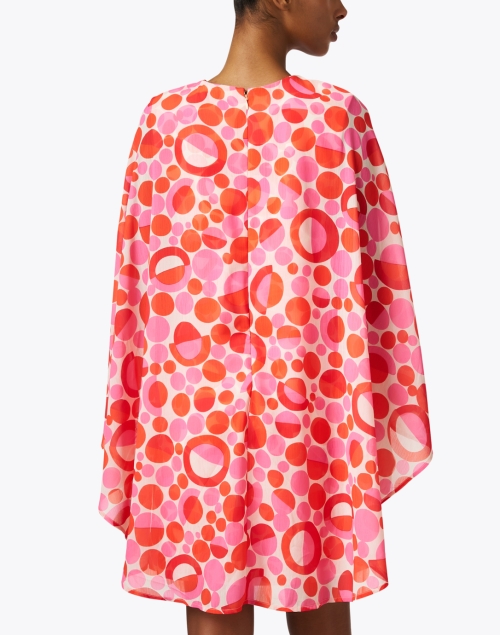 Back image - Frances Valentine - Bree Multi Print Poncho Dress