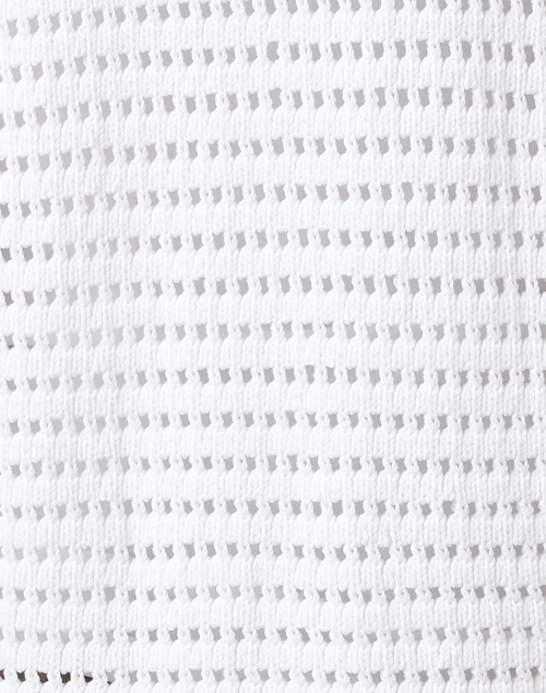 Fabric image - Elliott Lauren - White Pointelle Stitch Sweater