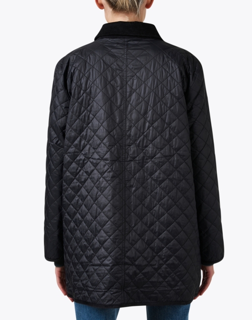 Back image - Eileen Fisher - Black Quilted Jacket