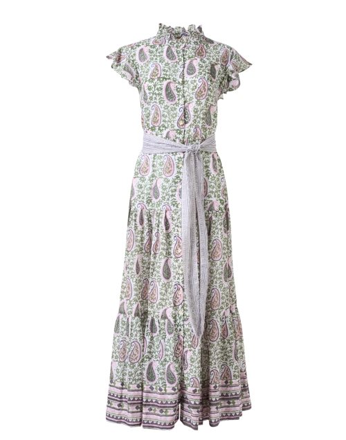 Product image - Oliphant - Green and Pink Paisley Cotton Dress
