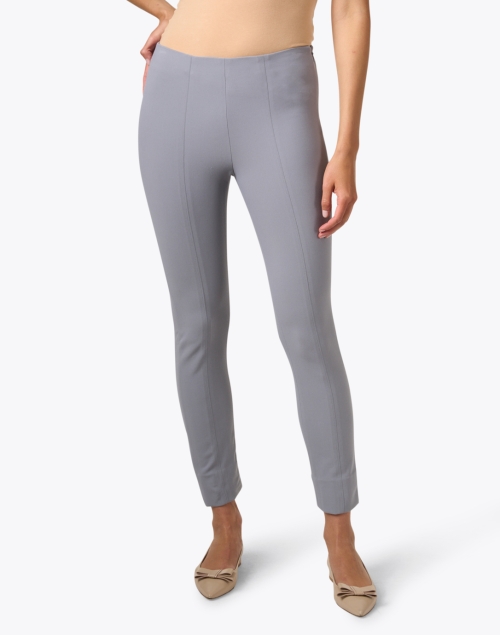 Front image - Vince - Pale Blue Bi-Stretch Pull On Pant