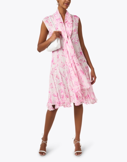 Celhia Pink Floral Print Dress