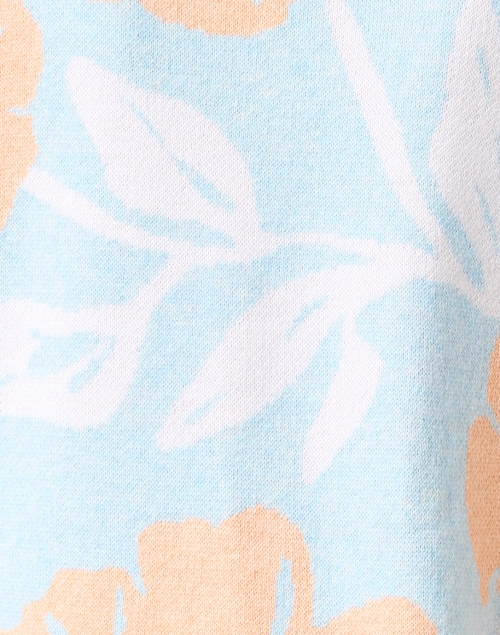 Fabric image - Kinross - Blue Multi Floral Cotton Sweater