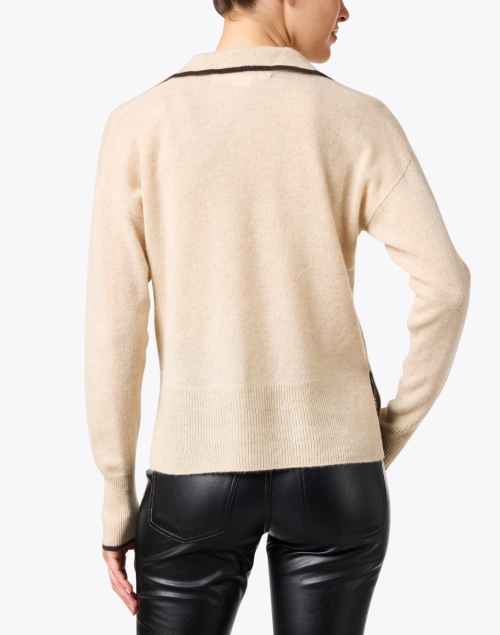 Back image - Veronica Beard - Koko Beige Cashmere Sweater
