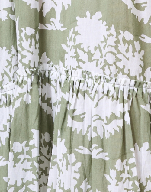 Fabric image - Juliet Dunn - Sage Green Floral Maxi Dress