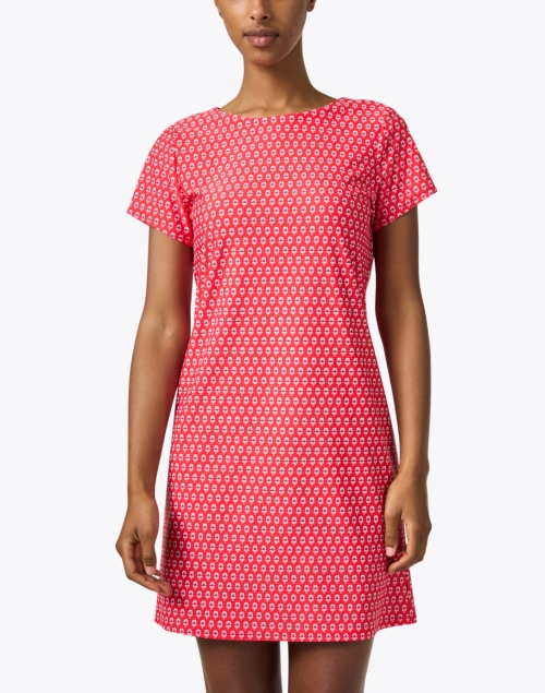 Front image - Jude Connally - Ella Red Printed Dress
