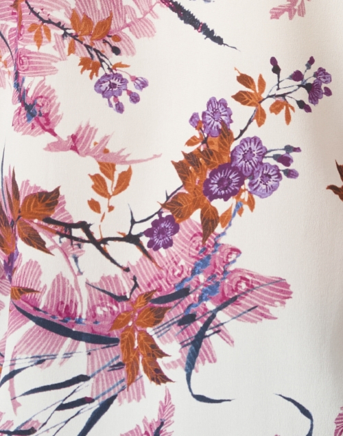 Fabric image - Kobi Halperin - Laurena Ivory Floral Printed Blouse