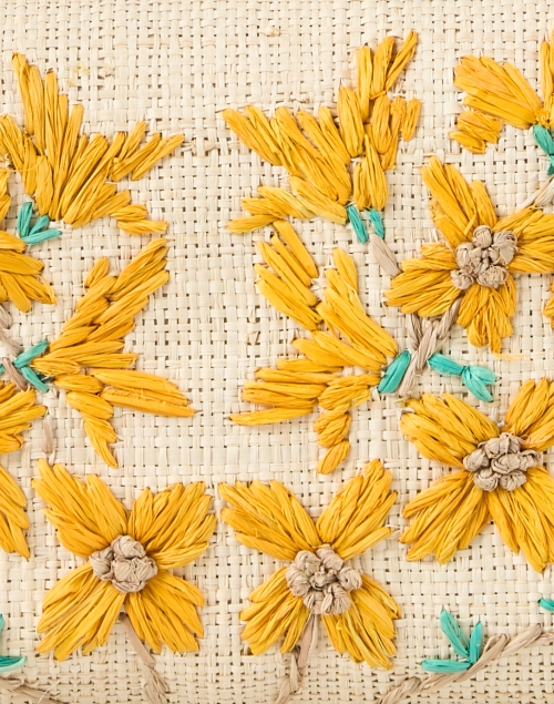 Fabric image - Pamela Munson - Forsythia Embroidered Floral Clutch