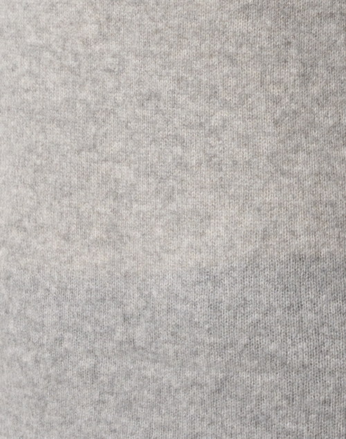 Fabric image - White + Warren - Heather Grey Essential Cashmere Cardigan
