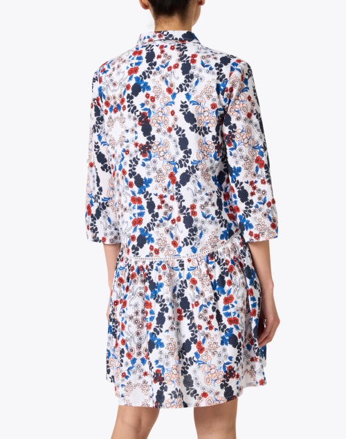 Back image - Ro's Garden - Deauville Multi Printed Shirt Dress